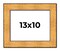 Photo Size Embellished Gold Picture Frame - UV Acrylic, Foam Board Backing, Hanging Hardware